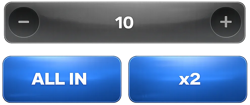 Tower Rush Wette Knopf