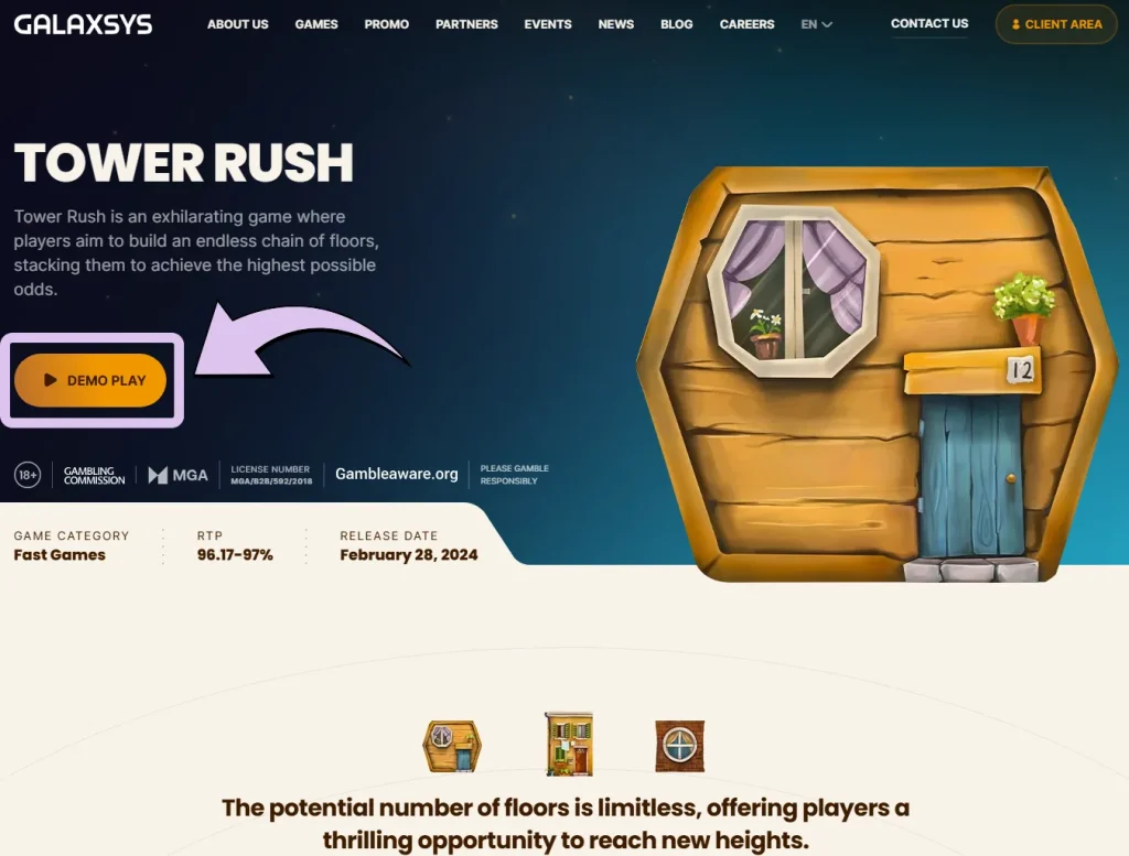 Tower Rush Demo starten