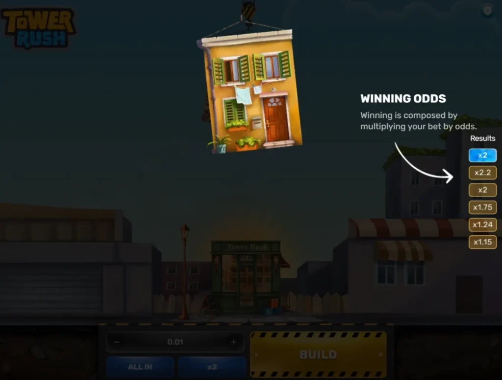 Tower Rush – Regeln für Multiplikatoren