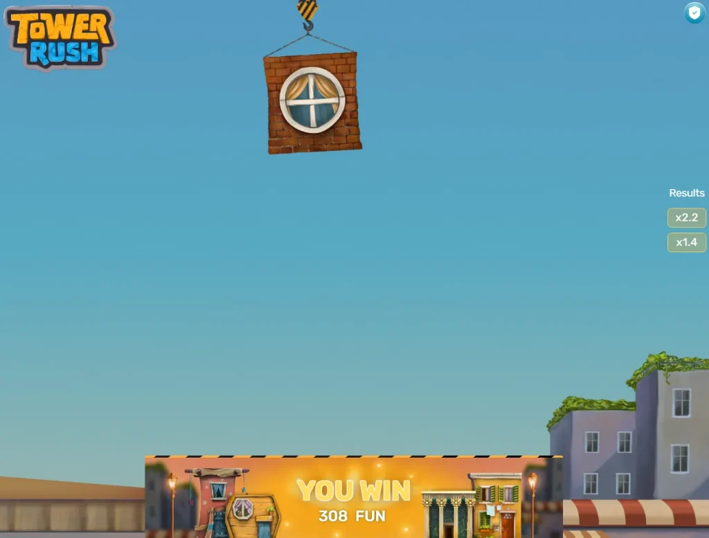 Tower Rush Rundengewinn